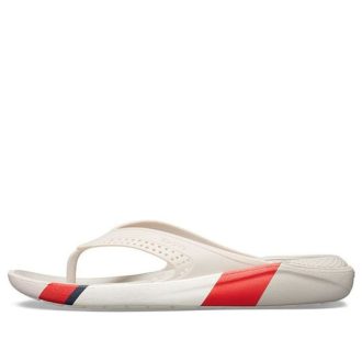 Crocs LiteRide Colorblock Slides &laquo;White Red&raquo; 205625-6PL
