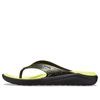 Crocs LiteRide Flip Flops &laquo;Black Yellow&raquo; 205940-060