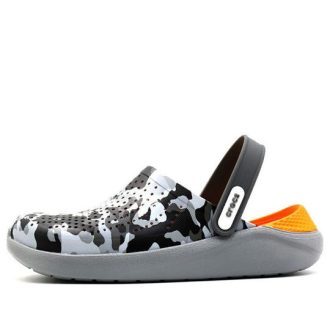 Crocs Literide grafiske tresko &laquo;Gråsvart&raquo; 205359-97A