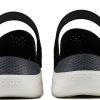 Crocs LiteRide LOGO Crocs Hollow Out Unisex svarte sandaler &laquo;Black White&raquo; 205893-066