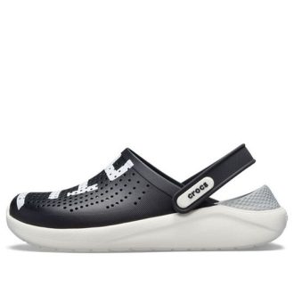 Crocs LiteRide-logo-tresko &laquo;Black White&raquo; 205554-066