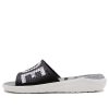 Crocs LiteRide LOGO Unisex svarte tøfler &laquo;Black White&raquo; 205562-066