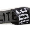 Crocs LiteRide LOGO Unisex svarte tøfler &laquo;Black White&raquo; 205562-066