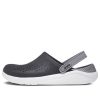 Crocs LiteRide Skosandaler Svart Smoke Grå Unisex 204592-05M
