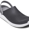 Crocs LiteRide Skosandaler Svart Smoke Grå Unisex 204592-05M