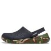 Crocs LiteRide Skoutskrift Klassiske sandaler Unisex Svart 206491-0C4
