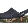 Crocs LiteRide Skoutskrift Klassiske sandaler Unisex Svart 206491-0C4