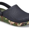 Crocs LiteRide Skoutskrift Klassiske sandaler Unisex Svart 206491-0C4
