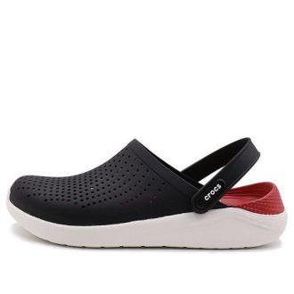Crocs LiteRide svarte sandaler &laquo;Black White&raquo; 204592-066