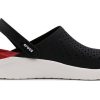 Crocs LiteRide svarte sandaler &laquo;Black White&raquo; 204592-066