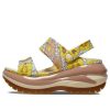 Crocs Mega Crush Retro Floral Sandaler &laquo;Vanilla Cork&raquo; 208966-1LQ