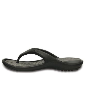 Crocs myk såle koselige flip-flops unisex svart grå 10024-05M