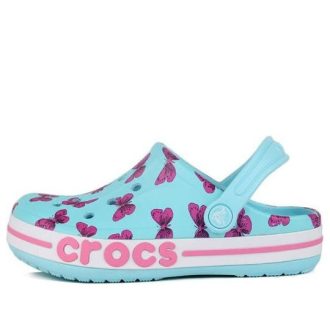Crocs (PS) 4 Utskrift Utendørs Flat Hæl Strand Sports Blå Sandaler 206178-4O9