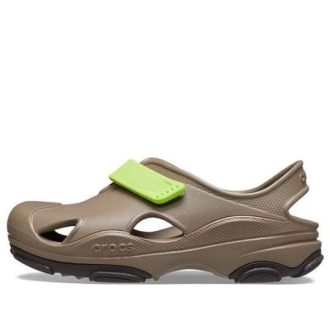 Crocs (PS) All Terrain Fisherman Sandaler &laquo;Beige Green&raquo; 208351-260
