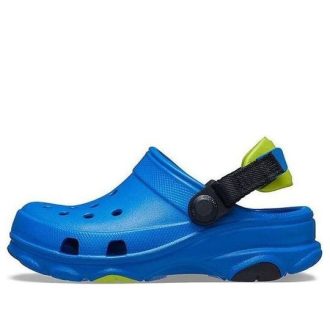 Crocs (PS) Blå sandaler med flat hæl 207011-4JL