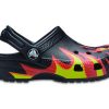 Crocs (PS) Classic Flame Broiled Clog &laquo;Black Red Green&raquo; 206629-0X9