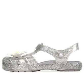 Crocs (PS) Isabella Charm Minimalistic Casual Sandaler Sølv 205535-040