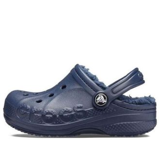 Crocs (PS) Klassisk Baya-foret tresko &laquo;Navy&raquo; 207500-463