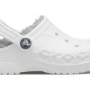 Crocs (PS) Klassisk Baya-foret tresko &laquo;White Grey&raquo; 207500-11H