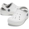 Crocs (PS) Klassisk Baya-foret tresko &laquo;White Grey&raquo; 207500-11H