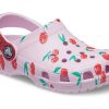 Crocs (PS) Klassisk tresko Fruktutskrift Stilig Sports Rosa Sandaler 207150-6GD