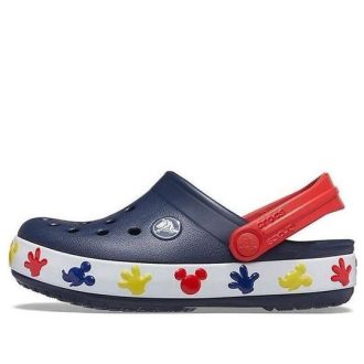 Crocs (PS) Mickey Outdoor Flat Heel Sports Deep Blue Sandaler 207077-410