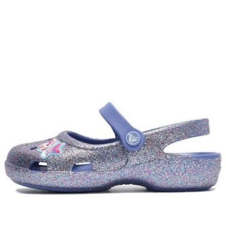 Crocs (PS) Outdoor Flat Heel Shiny Sports Blue Sandaler 206370-434