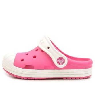 Crocs (PS) Small Crocs Outdoor Flat Heel Sports Rosa Sandaler 202282-6MI