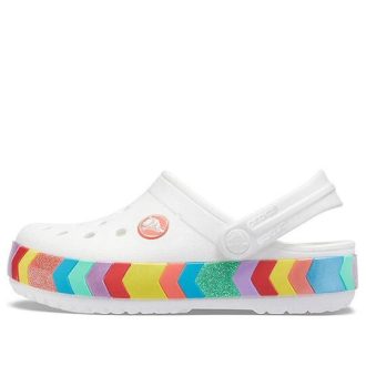 Crocs Rainbow Outdoor Beach Sports Store gutter Hvite sandaler 207007-100