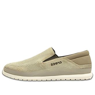 Crocs Santa Cruz Playa Slip-On Sko &laquo;Khaki Stucco&raquo; 204835-26P