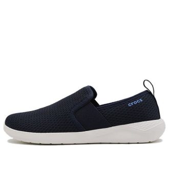 Crocs Shoes Sports Casual Sko &laquo;Dark Blue White&raquo; 205679-462