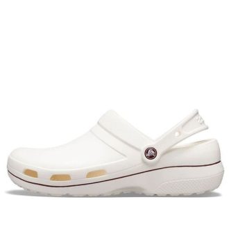 Crocs Slitasjebestandige Cozy Sports Unisex Hvitbrune Sandaler &laquo;White Brown&raquo; 205883-0FW