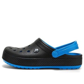 Crocs Slitasjebestandige Lette Cozy Sports Unisex Svart Blå Sandaler &laquo;Black Blue&raquo; 205237-49S