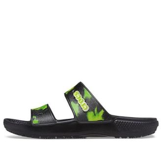 Crocs Soft Sole Sko Svart Grønn Unisex &laquo;Black Green&raquo; 207283-0GU