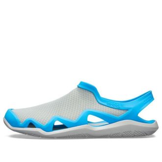 Crocs Swiftwater Mesh Wave Sandaler &laquo;Gråblå&raquo; 205701-07X