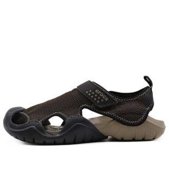 Crocs Swiftwater sandaler &laquo;Khaki&raquo; 203967-22Y