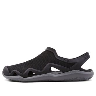 Crocs Swiftwater Wave Sandal Flats &laquo;Black Grey&raquo; 205701-0DD
