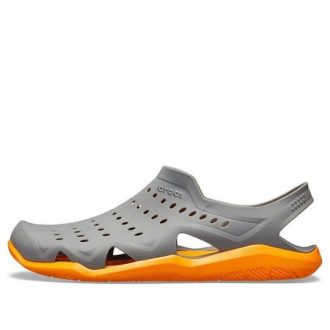 Crocs Swiftwater Wave Shoes &laquo;Slate Grey Blazing Orange&raquo; 203963-0FR