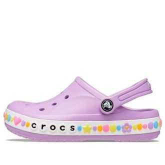 Crocs (TD) Crocs Bayaband Charm Band-tresko &laquo;Purple White&raquo; 208102-5PR