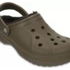 Crocs vinterforede tresko &laquo;Walnut Espresso&raquo; 203766-23J
