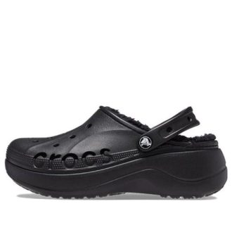 Crocs (WMNS) Baya plattformfôrede tresko-sandaler &laquo;Sorte&raquo; 208708-001