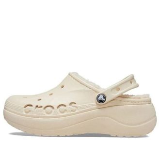 Crocs (WMNS) Baya plattformfôret tresko &laquo;Beige&raquo; 208708-11S