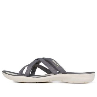 Crocs (WMNS) Beach & Pool SlidesTøfler &laquo;Grey&raquo; 205479-0CT