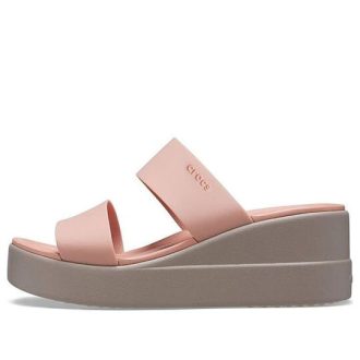 Crocs (WMNS) Brooklyn Lightweight blekrosa sandaler 206219-6RL