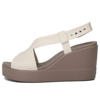 Crocs (WMNS) Brooklyn Lightweight Cement Grey Sandaler &laquo;Gray&raquo; 206222-16T