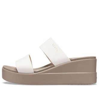 Crocs (WMNS) Brooklyn Lightweight Mushroom Grey Sandaler 206219-16T