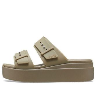 Crocs (WMNS) Brooklyn Low Wedge Sandal &laquo;Beige&raquo; 207431-260