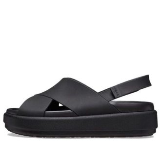 Crocs (WMNS) Brooklyn Luxe Cross Strap &laquo;Black&raquo; 209407-060
