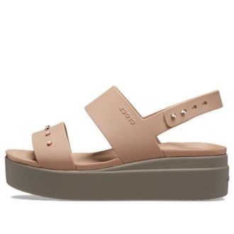Crocs (WMNS) Brooklyn Pigg lav kile &laquo;Cork Mushroom&raquo; 209254-2DH