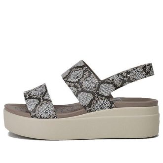 Crocs (WMNS) Brooklyn Thick Sole Casual Sandaler Grå 206453-93T